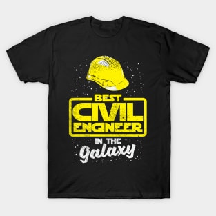 Best Civil Engineer In The Galaxy T-Shirt